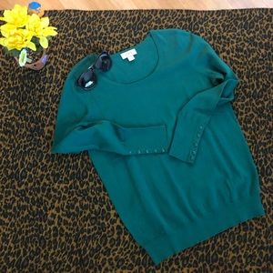 Green Loft sweater long sleeve Sz M